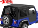Supertop incl. 2 pce. Doors Black Diamond tinted Wrangler TJ year 97-06