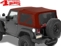 Supertop NX Klappverdeck Red Twill Wrangler JK Bj. 07-18 2-Türer