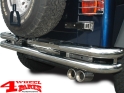 Heckstoßstange Tube Bumper Edelstahl CJ + Wrangler Bj. 76-06