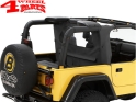 Wrap Around Windjammer Black Denim Wrangler TJ year 97-02