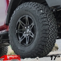Aluminum Wheel 5x 8,5x17 ET +30 W-TEC + Tire 315/70 R17 AT JL 18-24