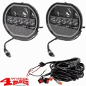 LED Fernscheinwerfer Night Raptor Paar mit Kabelbaum