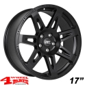 Alufelge 8,5x17 ET +30 W-TEC Black Edition TÜV Grand Cherokee 99-04