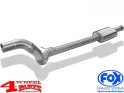 Sport Stainless Steel Front Silencer with TÜV Wrangler JL 18-21 2,0 T-GDI
