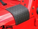 Body Armor Cowl Set 2 pce. Black Jeep Wrangler JK year 07-18