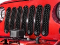 Insert Grill Screen Mesh Gloss Black ABS Wrangler JK year 07-18