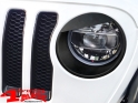 Headlight Trim Bezels Angry Bird Black Wrangler JL JT 18-24