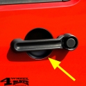 Türgriffschalen schwarz 3-teilig Wrangler JK Bj. 07-18 2-Türer