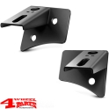 Windshield Light Brackets Black Satin Wrangler JK year 07-18