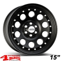 Steel Wheel Dotz Modular Beadlock 6x15 ET 0 incl. TÜV Jimny FJ year 98-18