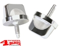Windshield Knobs Pair Chrome CJ + Wrangler YJ year 72-95